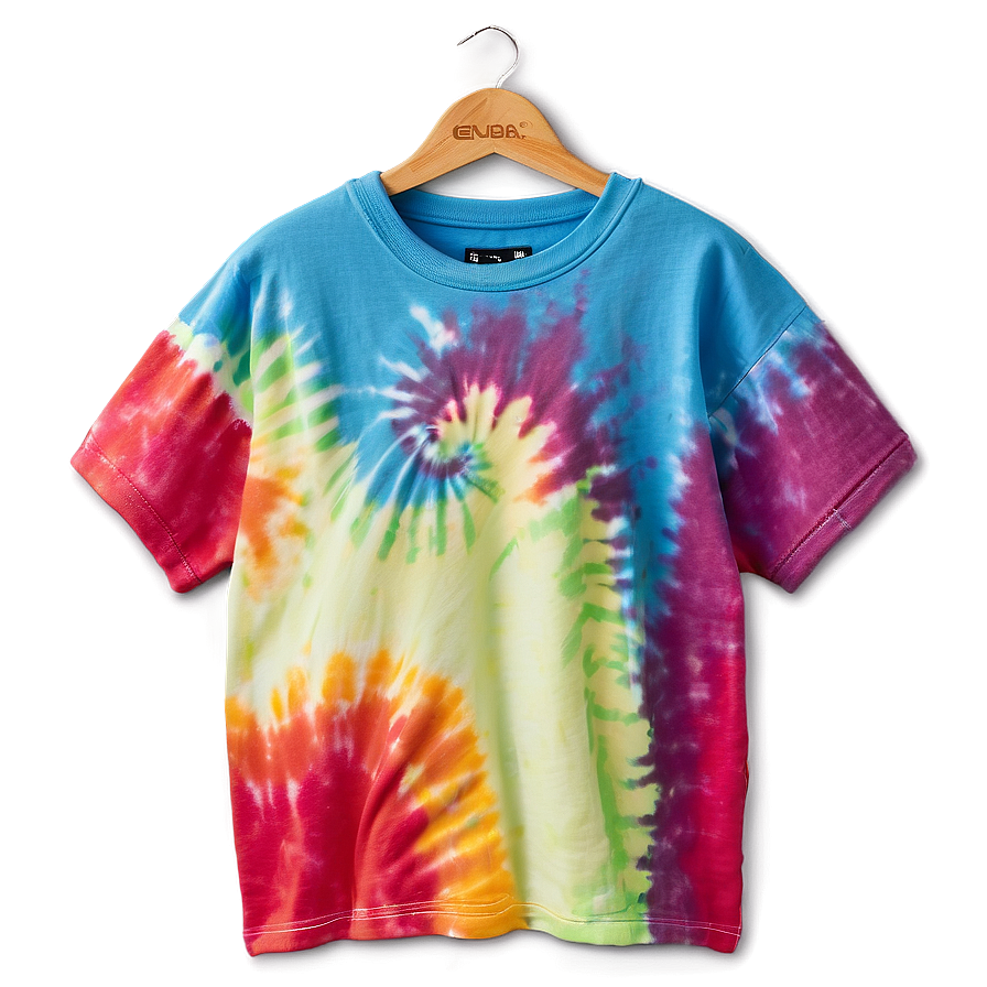 Electric Tie Dye Shirt Png 06282024 PNG Image