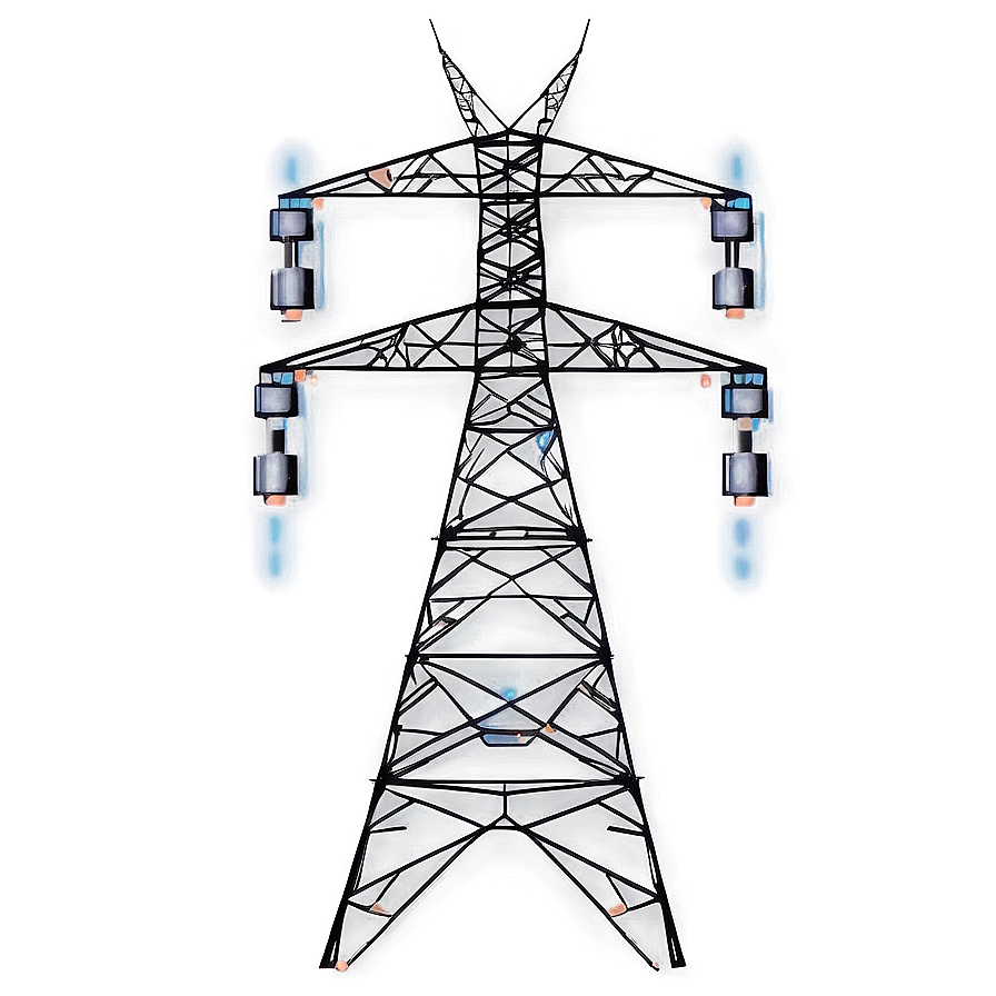 Electric Transmission Towers Png Djy PNG Image