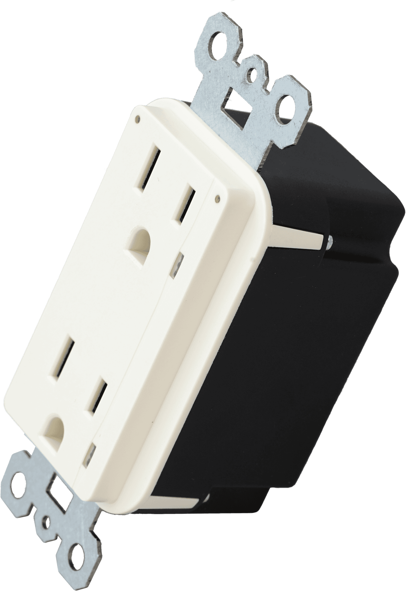 Electrical Wall Outlet Isolated PNG Image