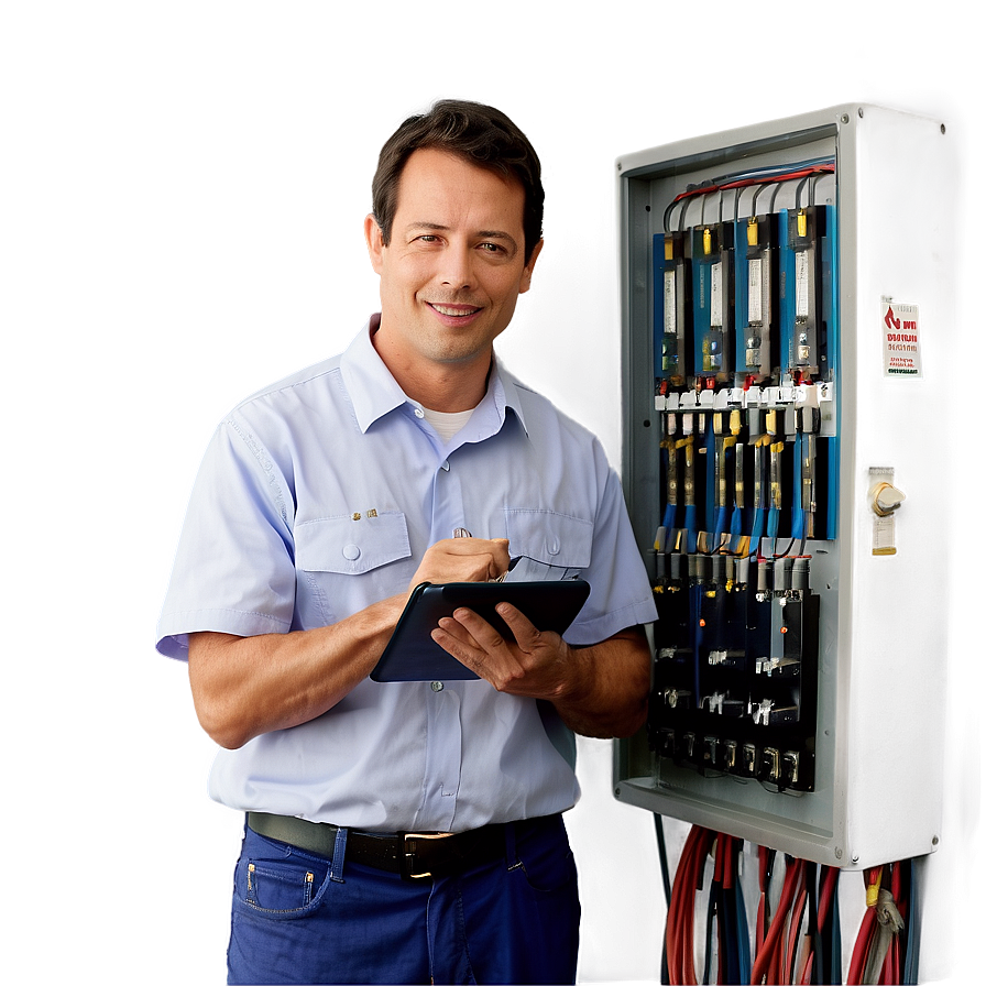 Electrician Inspection Png Etd PNG Image