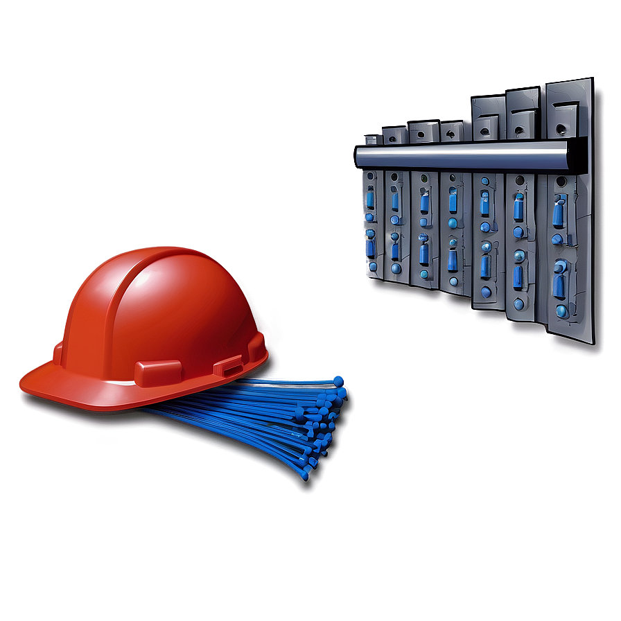 Electrician's Hard Hat Png Aol49 PNG Image