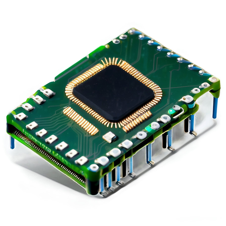 Electronic Circuit Microchip Png 11 PNG Image