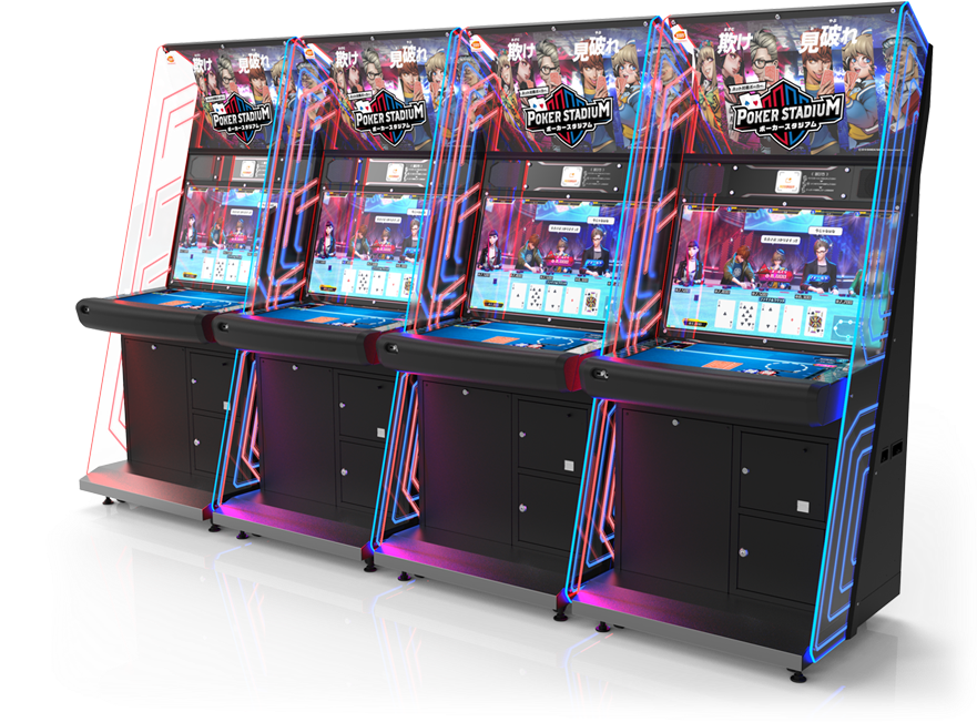 Electronic Poker Stadium Gaming Machines PNG Image