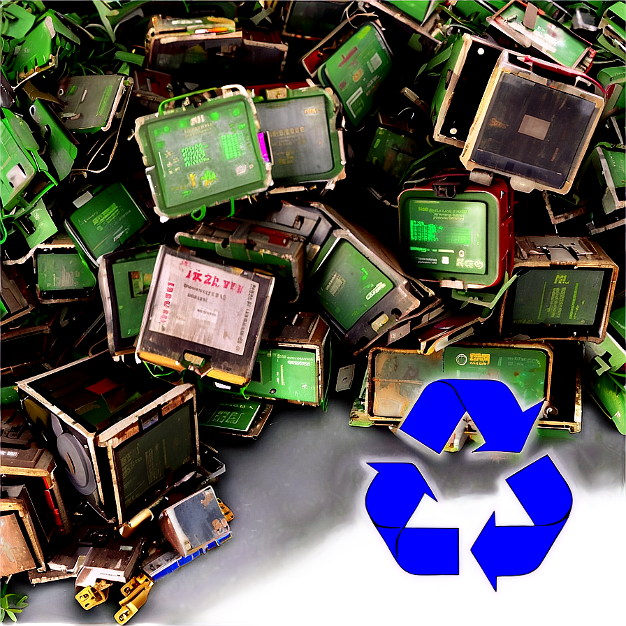 Electronic Waste Recycle Png Bwm53 PNG Image