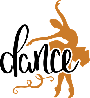 Elegant Ballerina Silhouette PNG Image