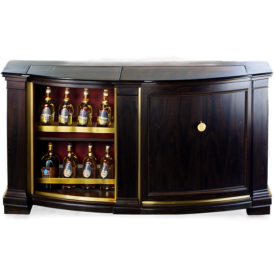 Elegant Bar Cabinet Png Ldh86 PNG Image