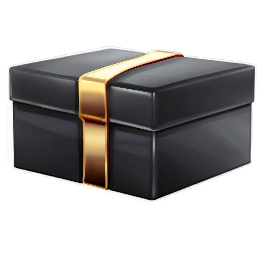 Elegant Black Box Png 80 PNG Image