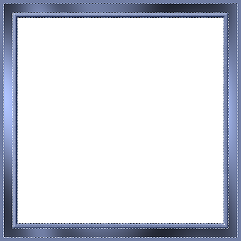 Elegant Black Framewith Blue Trim PNG Image