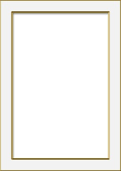 Elegant Black Framewith Gold Trim PNG Image