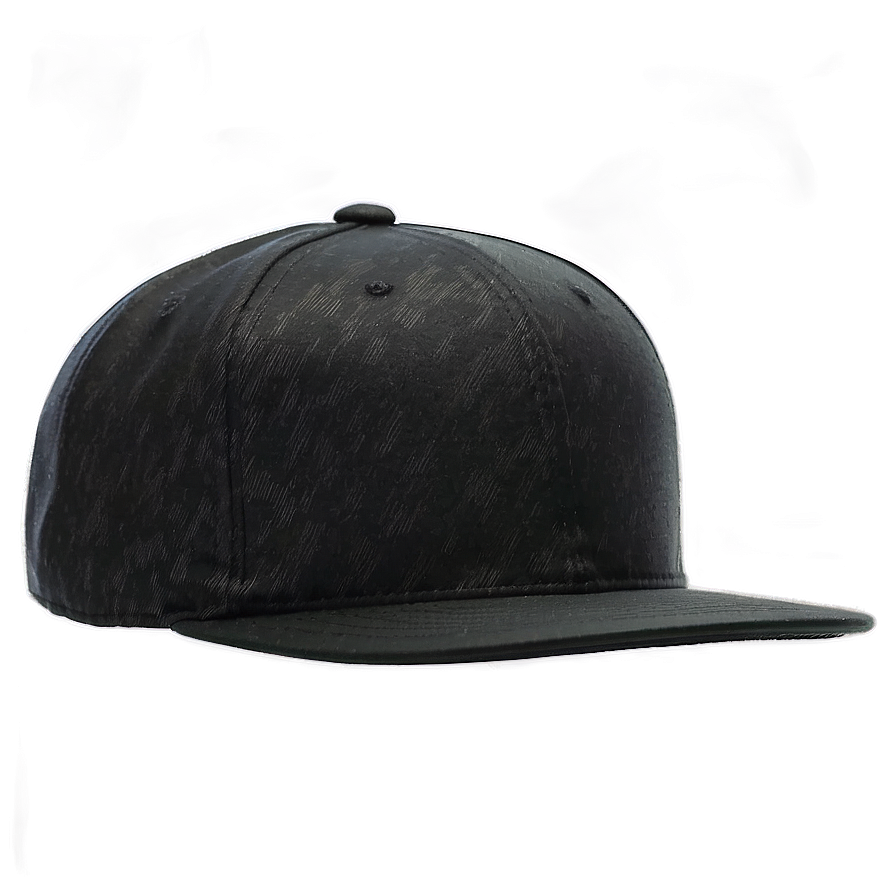 Elegant Black Snapback Cap Png Wtm PNG Image