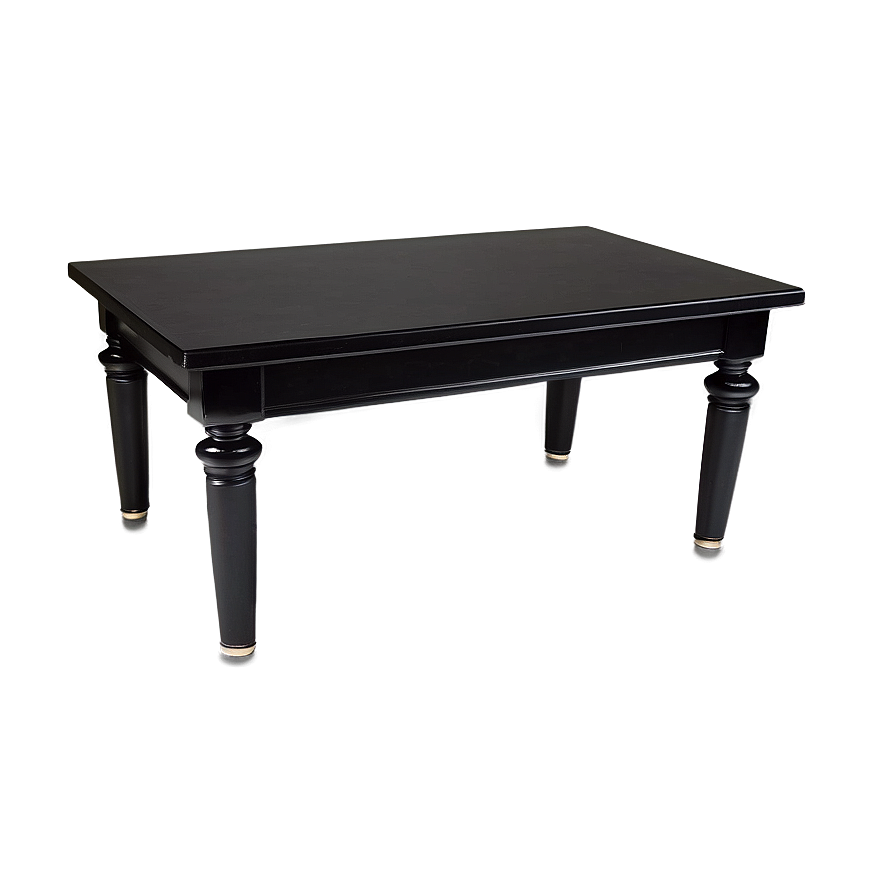 Elegant Black Table Png 06262024 PNG Image