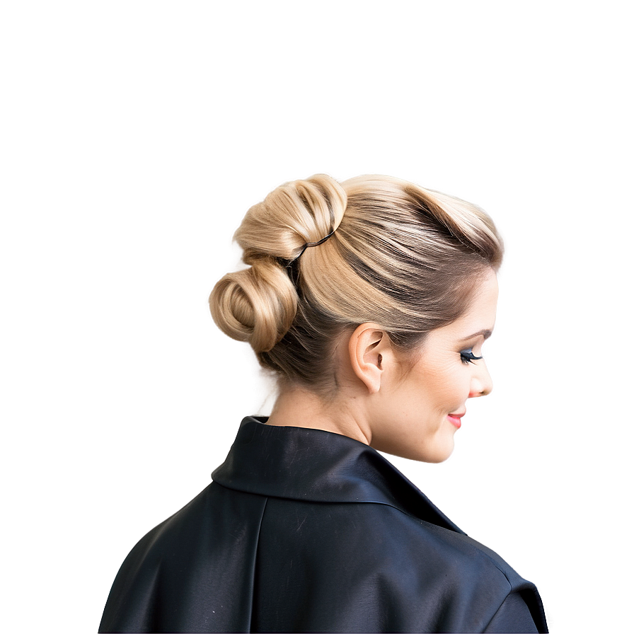 Elegant Blond Hair Updo Png Jsm PNG Image