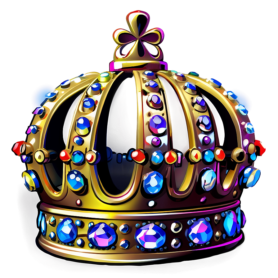 Elegant Cartoon Crown Png 39 PNG Image