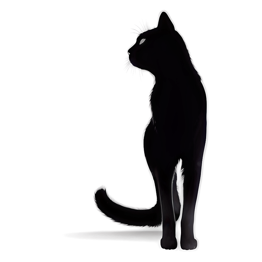 Elegant Cat Silhouette Png Bmt27 PNG Image