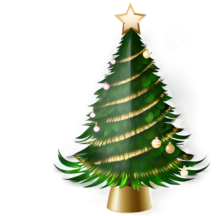 Elegant Christmas Tree Transparent Png Avg30 PNG Image