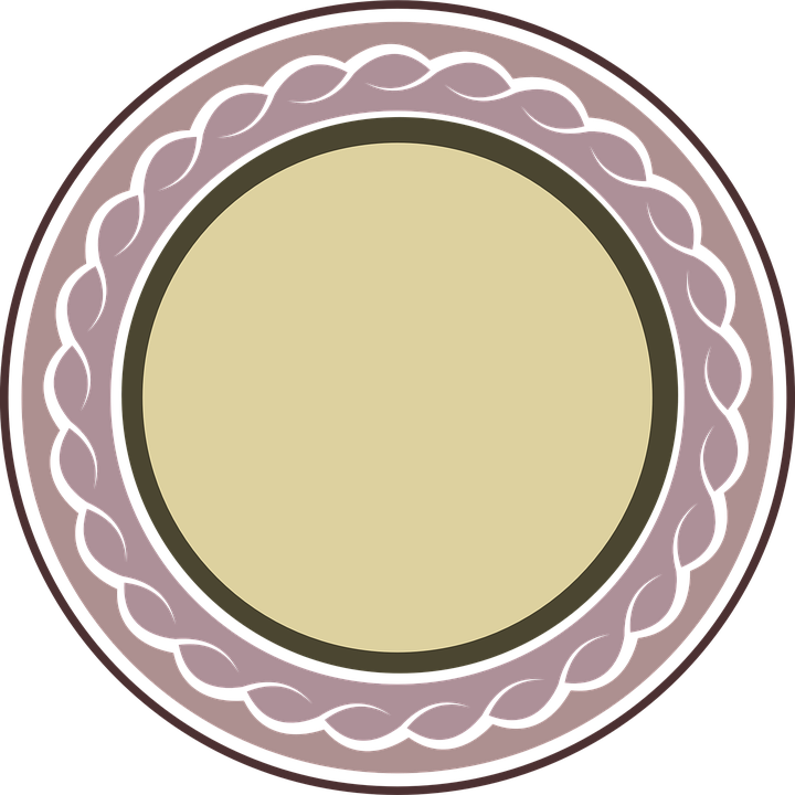 Elegant Circular Frame Design PNG Image