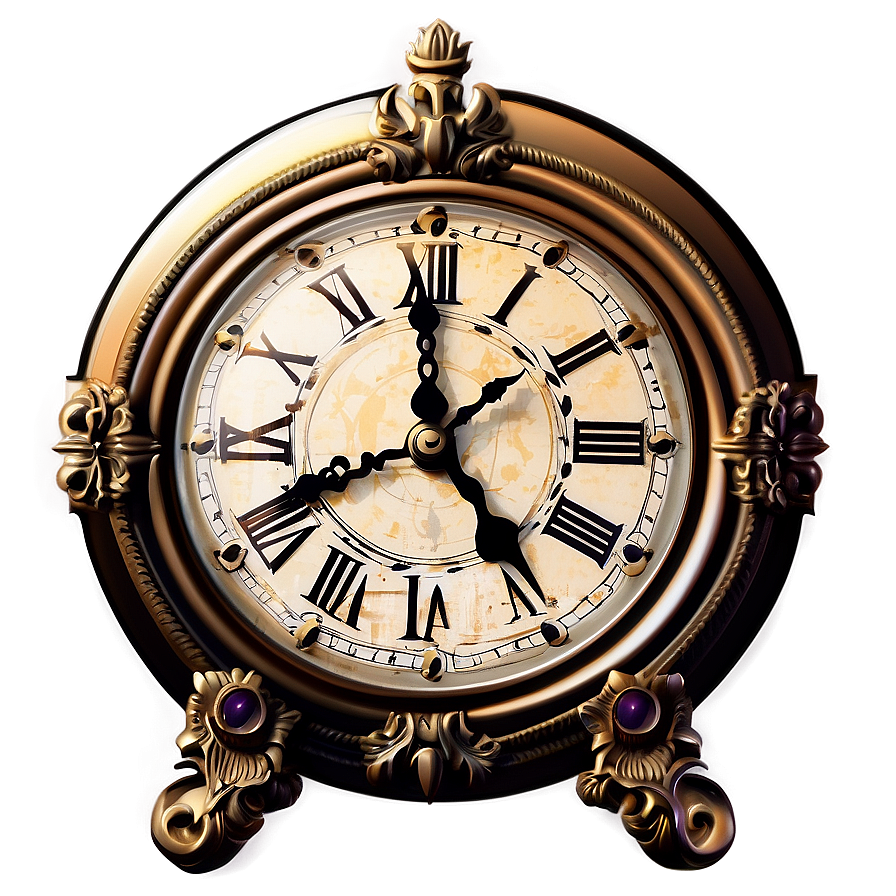 Elegant Clock Clipart Png Gqy PNG Image