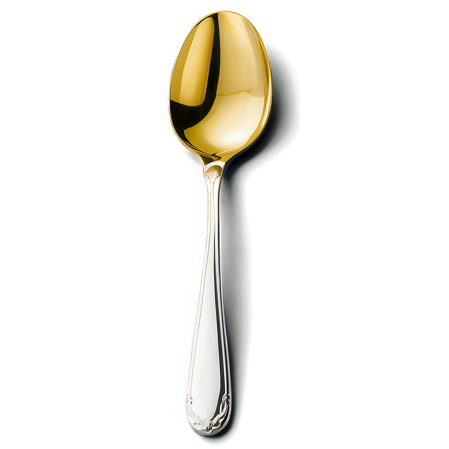 Elegant Dessert Spoon Png Cyh PNG Image