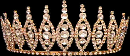 Elegant Diamond Crown PNG Image