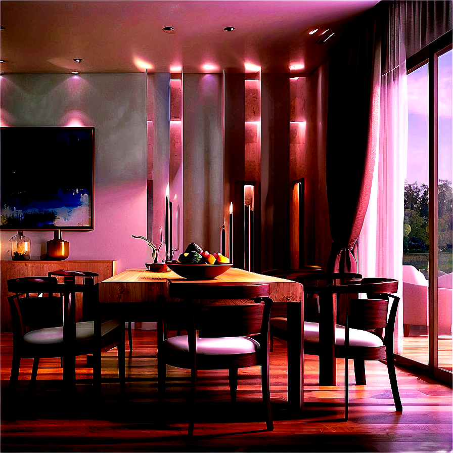 Elegant Dining Room Png Xhs59 PNG Image