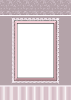 Elegant Empty Frameon Wallpaper PNG Image