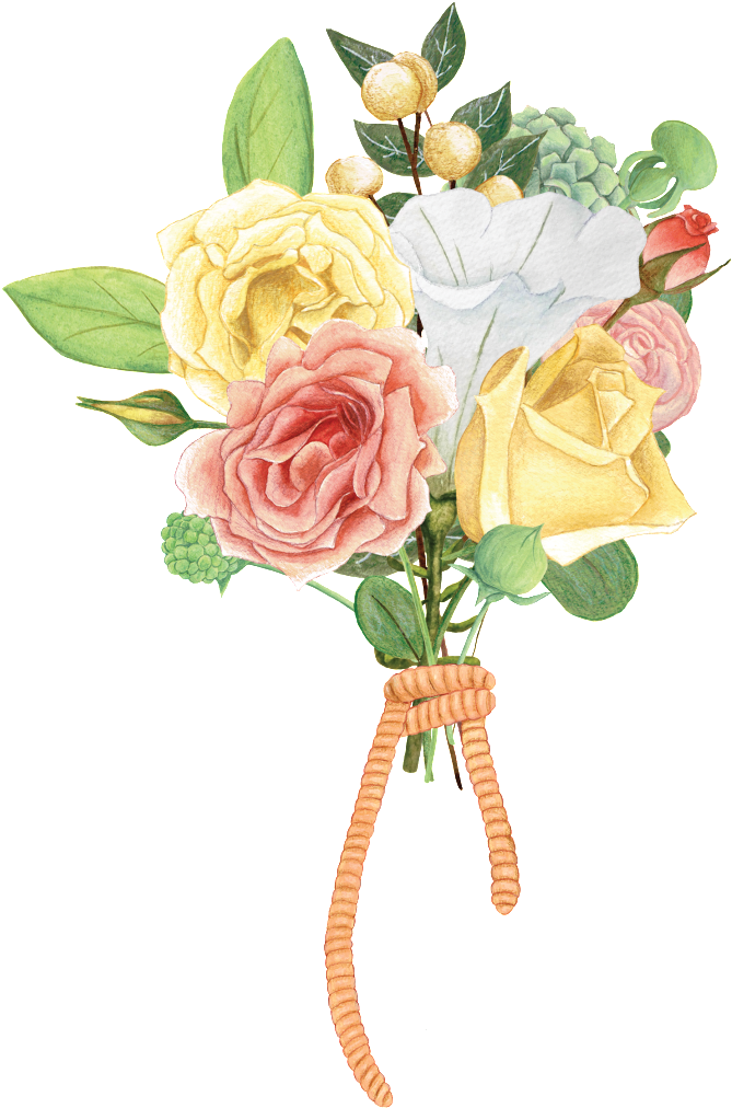 Elegant_ Floral_ Arrangement.png PNG Image