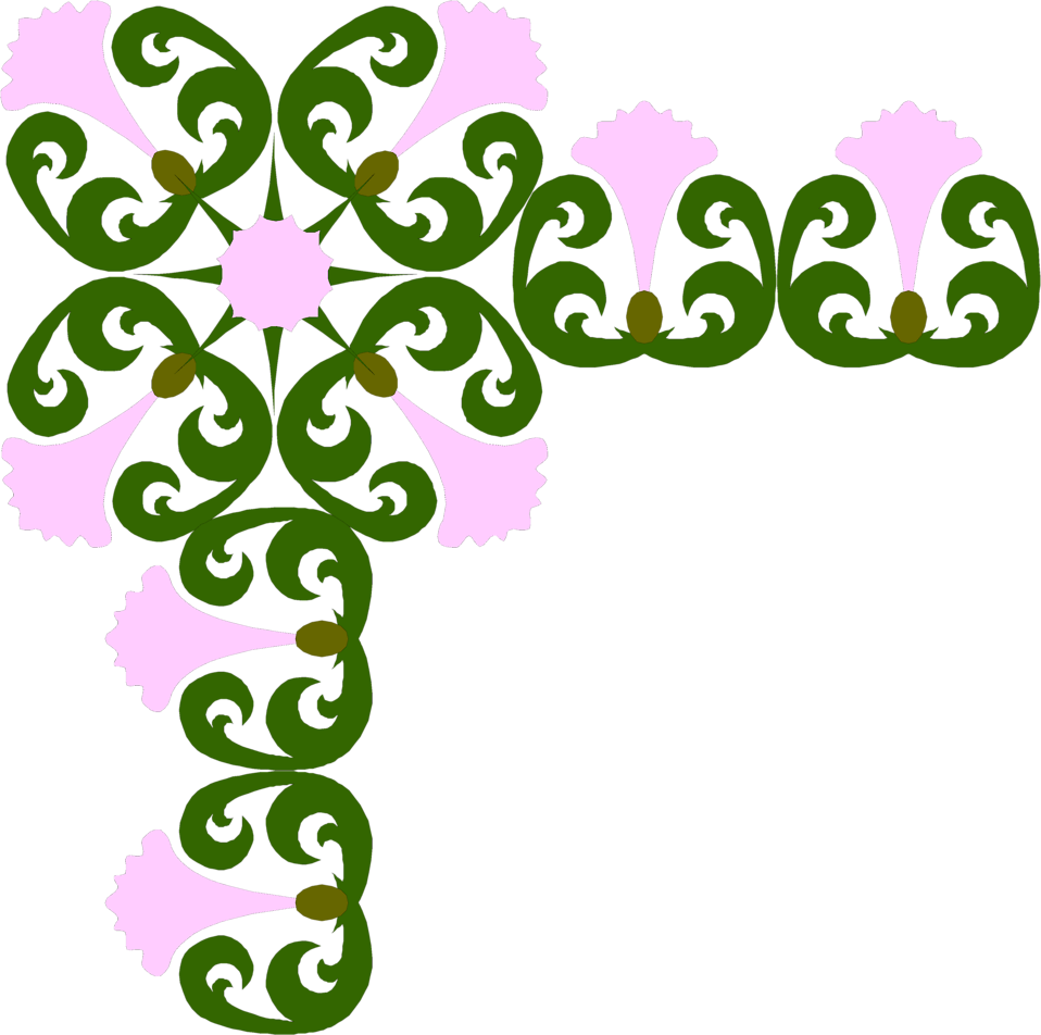 Elegant_ Floral_ Corner_ Design.png PNG Image