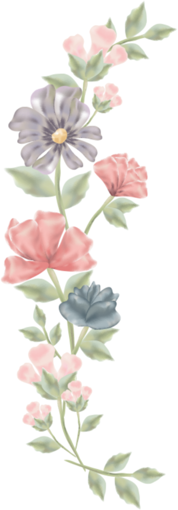 Elegant_ Floral_ Vector_ Artwork PNG Image