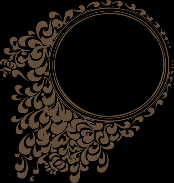 Elegant_ Floral_ Wedding_ Frame_ Design PNG Image