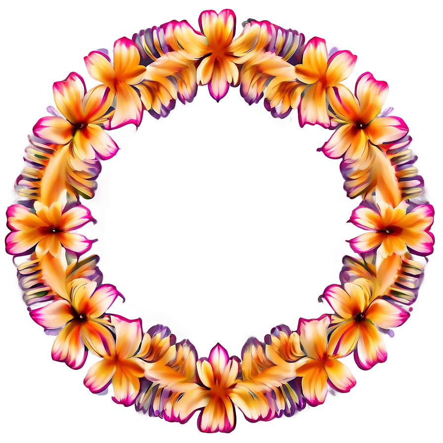 Elegant Flower Outline Design Png Pmi75 PNG Image