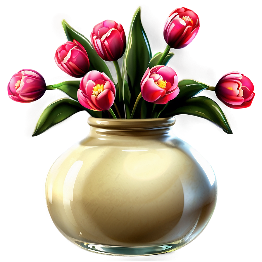 Elegant Flower Vase Png Krs PNG Image