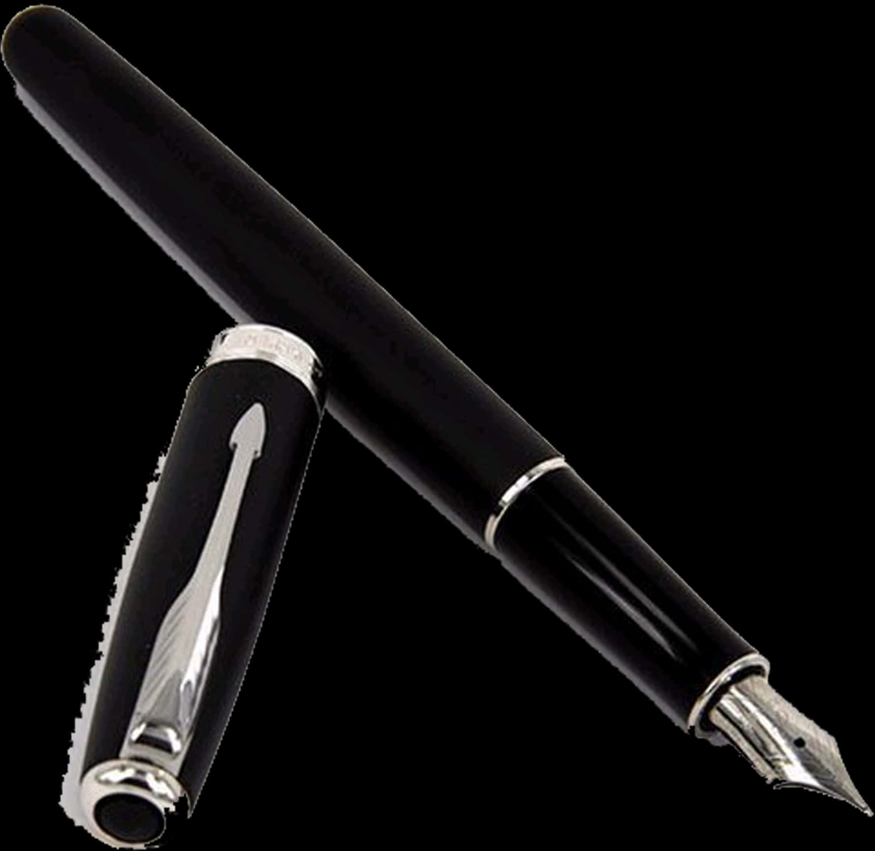 Elegant Fountain Pen PNG Image