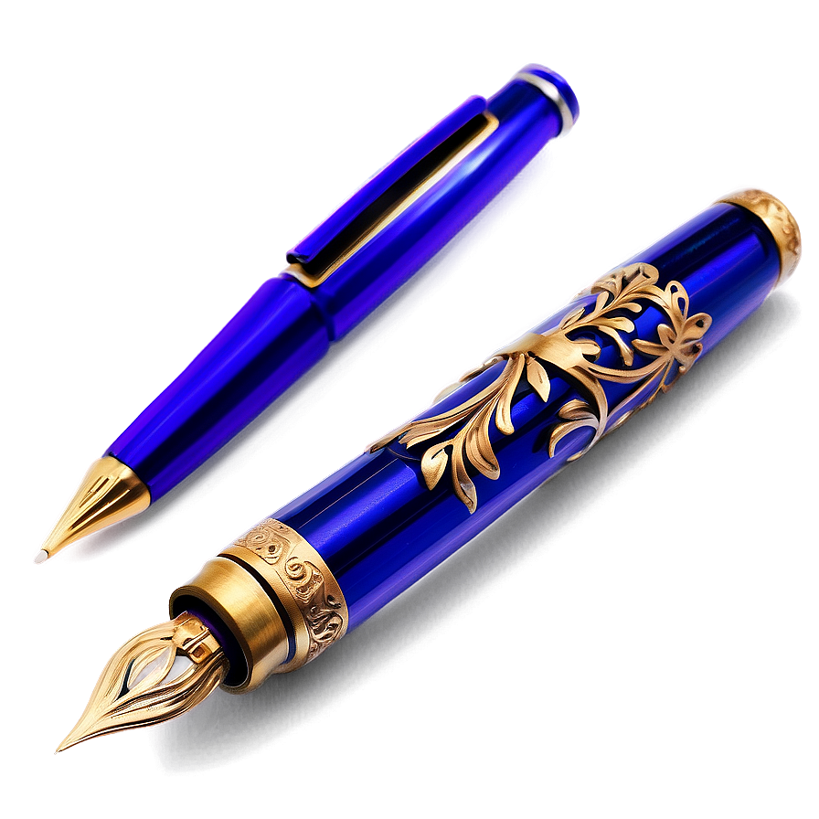 Elegant Fountain Pen Png 06252024 PNG Image