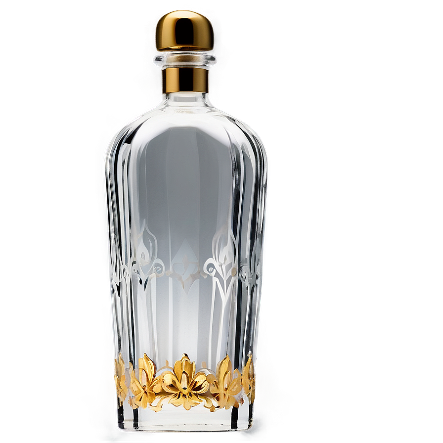 Elegant Glass Liquor Bottle Png 06132024 PNG Image