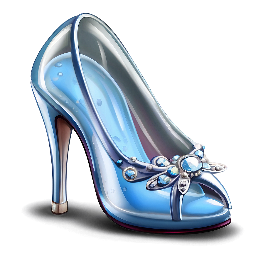 Elegant Glass Slipper Png 27 PNG Image