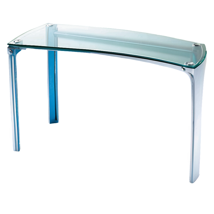 Elegant Glass Top Table Png 05042024 PNG Image