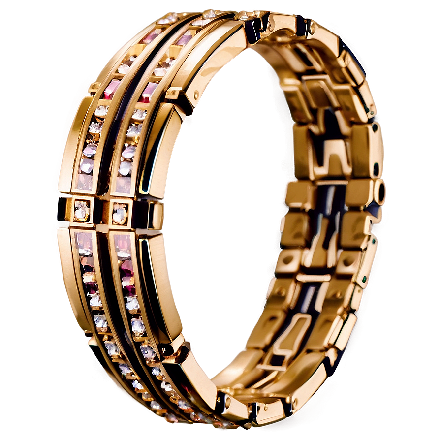 Elegant Gold Bracelet Png 15 PNG Image