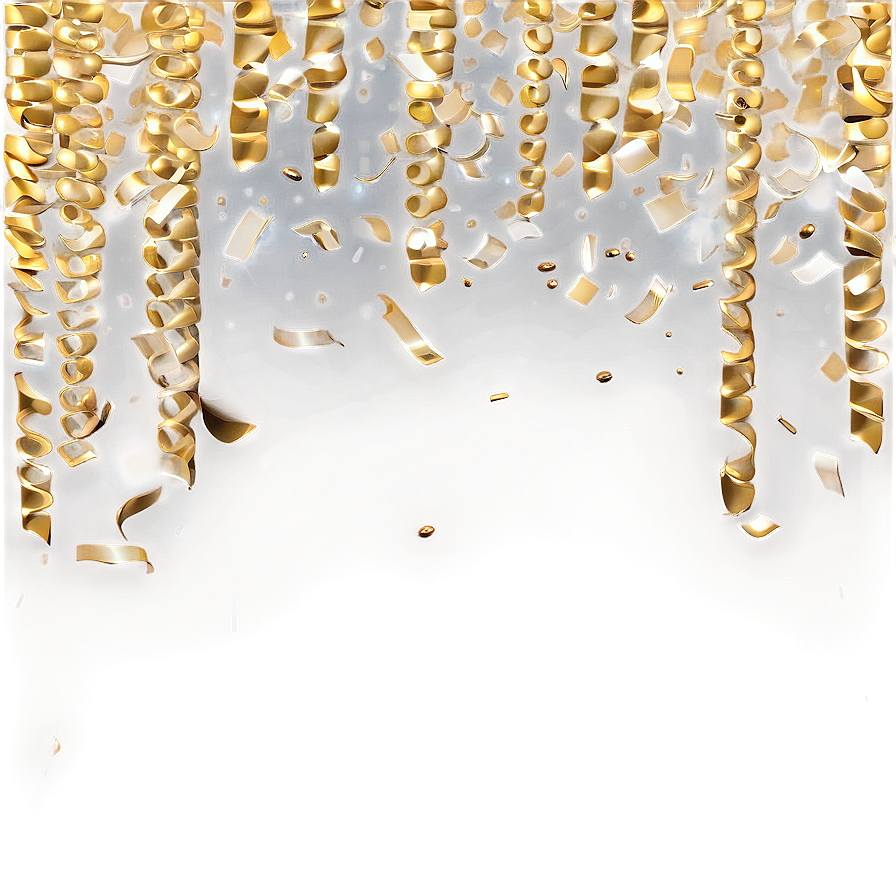 Elegant Gold Confetti Png 35 PNG Image