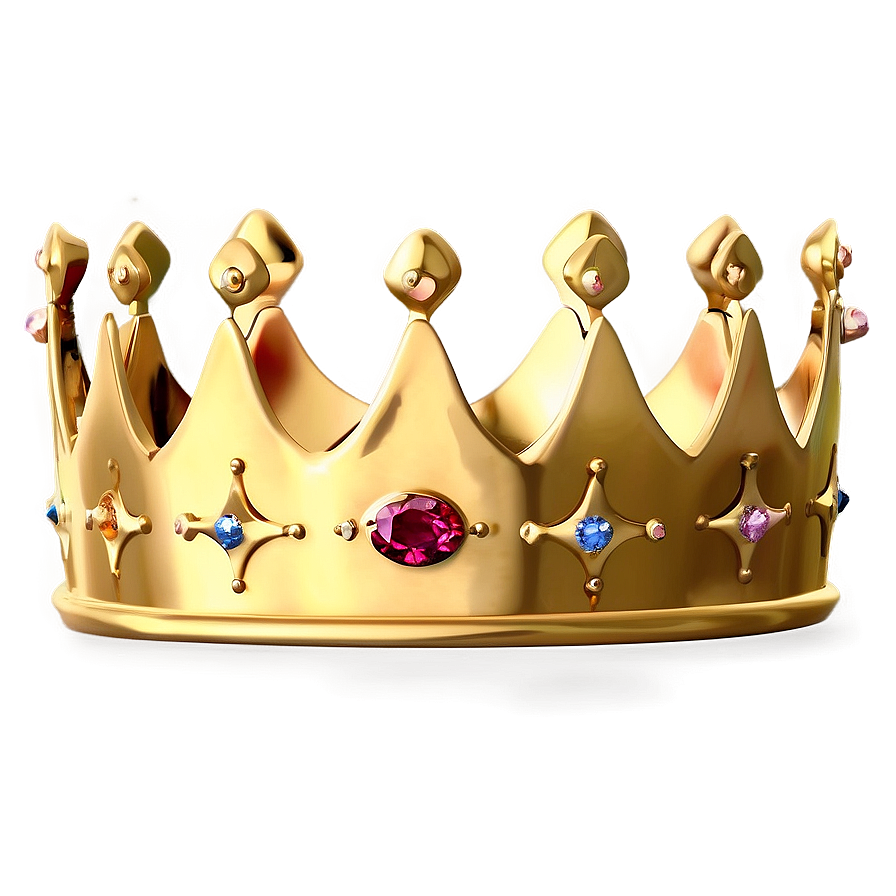 Elegant Gold Crown Png 19 PNG Image