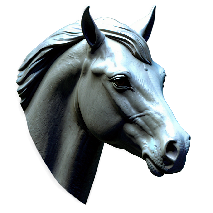 Elegant Horse Head Outline Png Lpp53 PNG Image