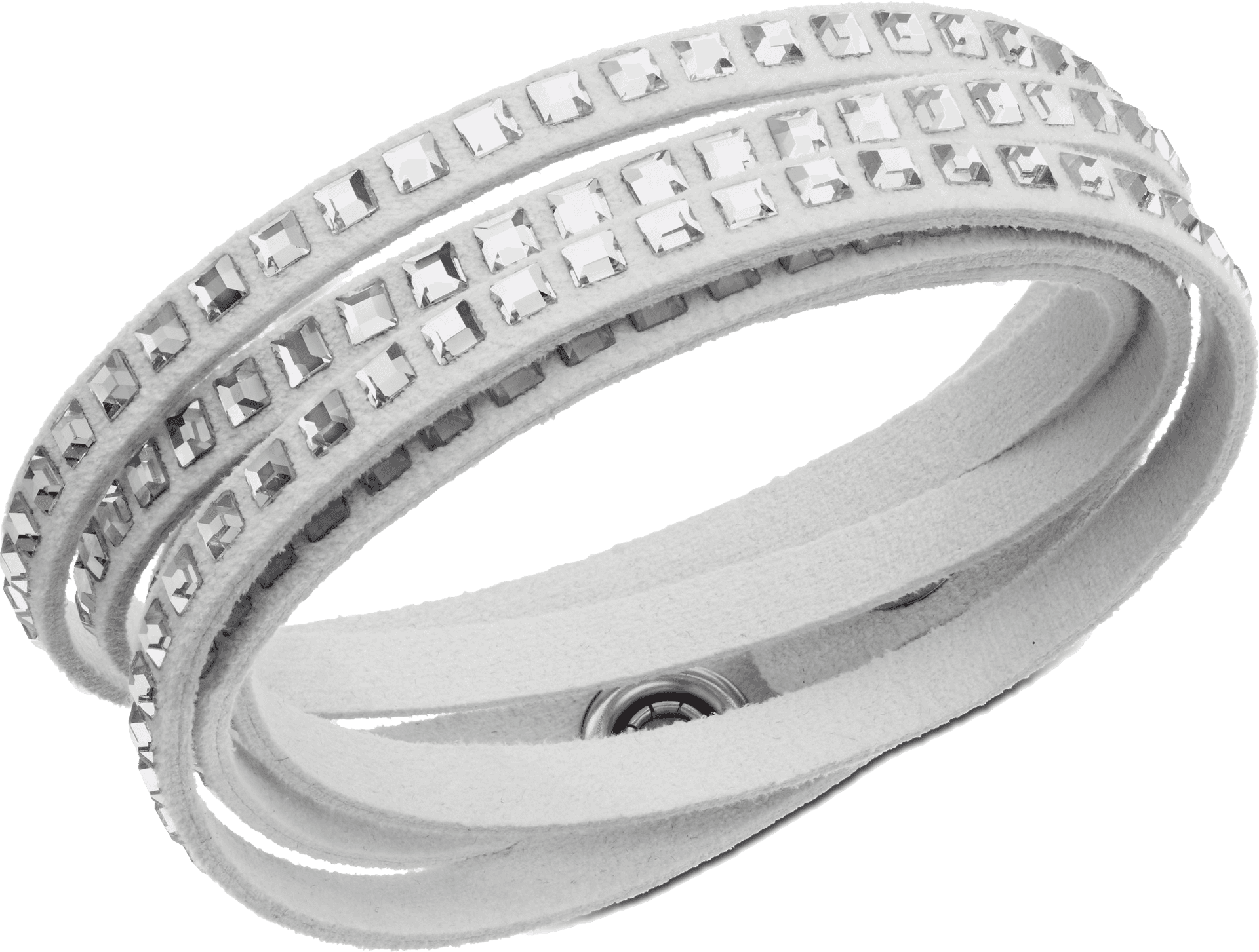 Elegant Imitation Diamond Bangle PNG Image