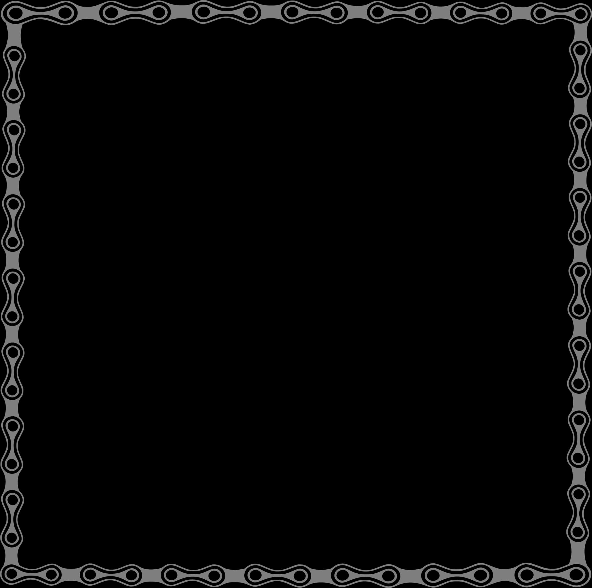 Elegant Lace Frame Design PNG Image