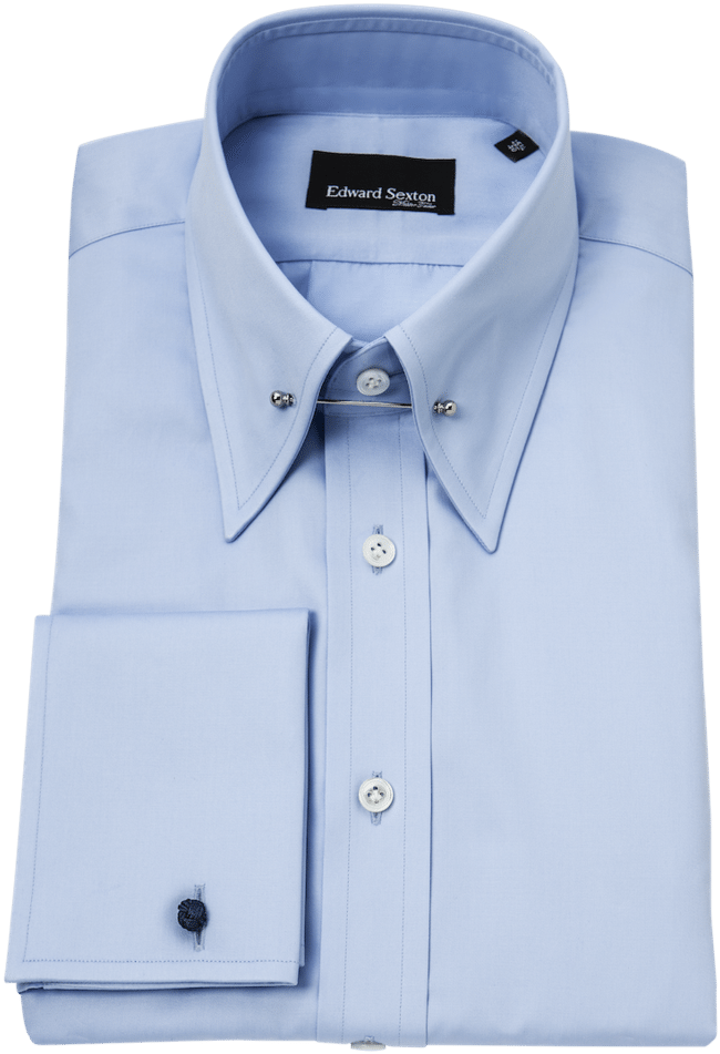 Elegant Light Blue Dress Shirt PNG Image