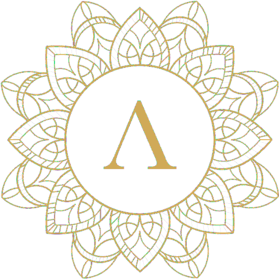 Elegant Mandala Wedding Logo PNG Image