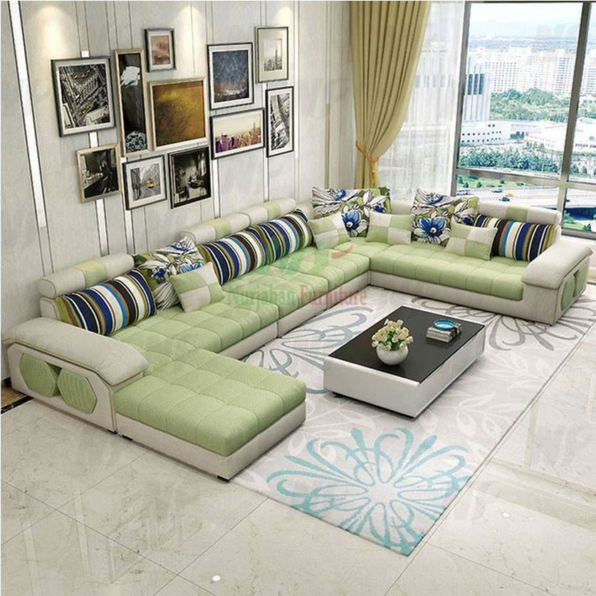 Elegant Modern Living Room Interior Design PNG Image