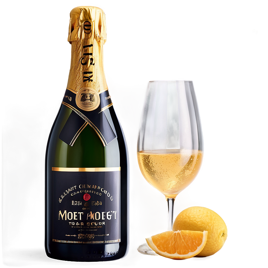 Elegant Moet Champagne Setting Png 06282024 PNG Image