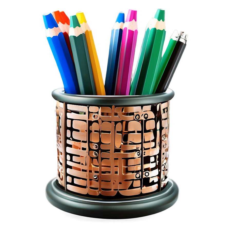 Elegant Pencil Holder Png 95 PNG Image