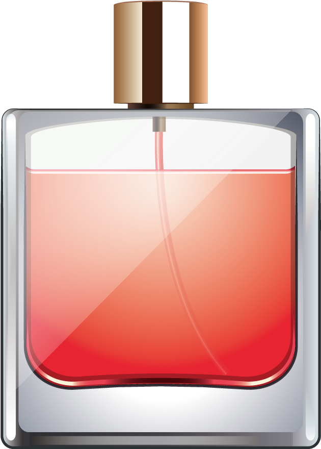 Elegant Perfume Bottle PNG Image