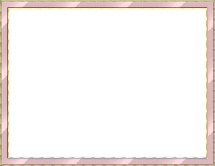 Elegant Pink Striped Frame PNG Image