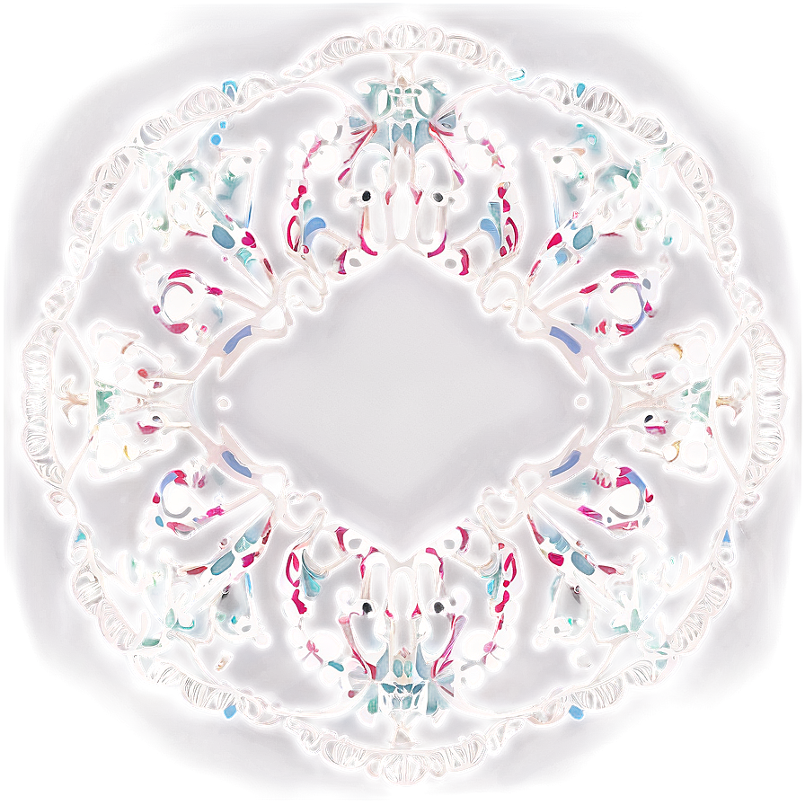 Elegant Placemat Doily Png 06122024 PNG Image